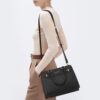 Γυναικείο σετ τσάντας χιαστί/χειρός Lovevook 16'' WB2166 black