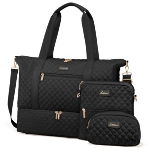 Σετ Σάκος ταξιδιού νεσεσέρ τσάντα 40 L Lovevook UB2019 black