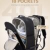 Σακίδιο ταξιδιού για γυναίκες 40L Carry on 17,3" WB2029 black