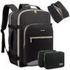 Σακίδιο ταξιδιού για γυναίκες 40L Carry on 17,3" WB2029 black