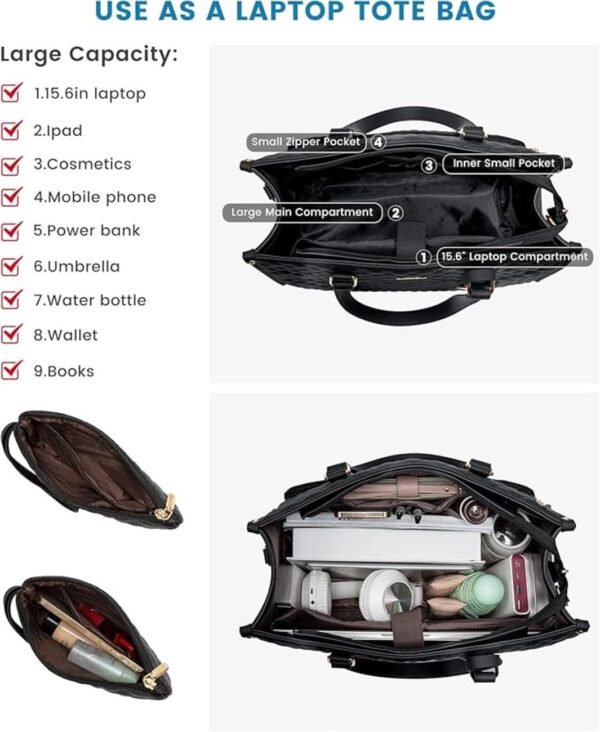 Γυναικεία Τσάντα Φαγητού & Laptop Lovevook 15,6'' WB2033 black