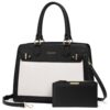 Γυναικείο σετ τσάντας χιαστί/χειρός Lovevook 16'' WB2166 black/beige