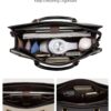 Γυναικείο σετ τσάντας χιαστί/χειρός Lovevook 16'' WB3230 black/beige
