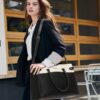 Γυναικείο σετ τσάντας χιαστί/χειρός Lovevook 16'' WB3230 black/beige