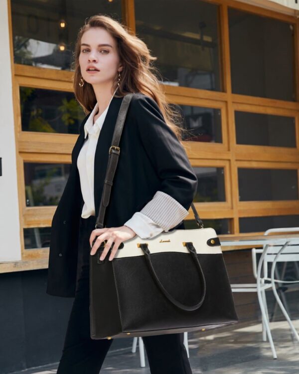 Γυναικείο σετ τσάντας χιαστί/χειρός Lovevook 16'' WB3230 black/beige