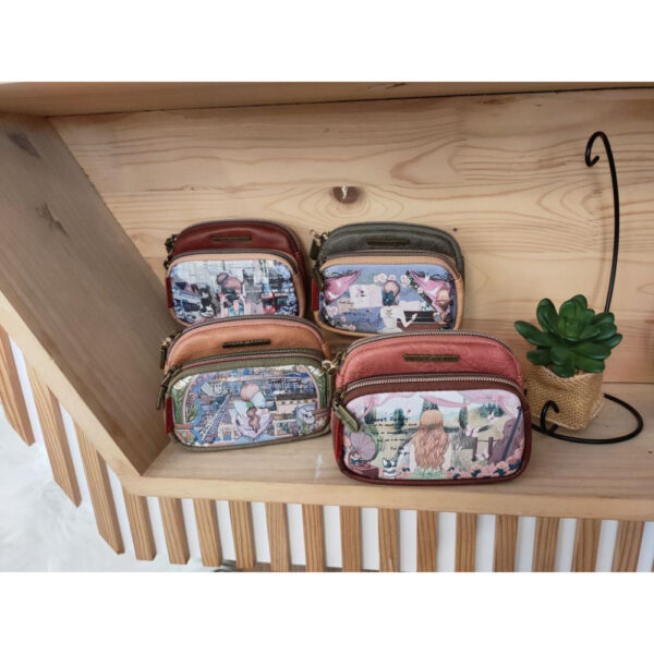Γυναικεία τσάντα χιαστί Sweet Candy με 4 τσέπες CGC263 Autobus