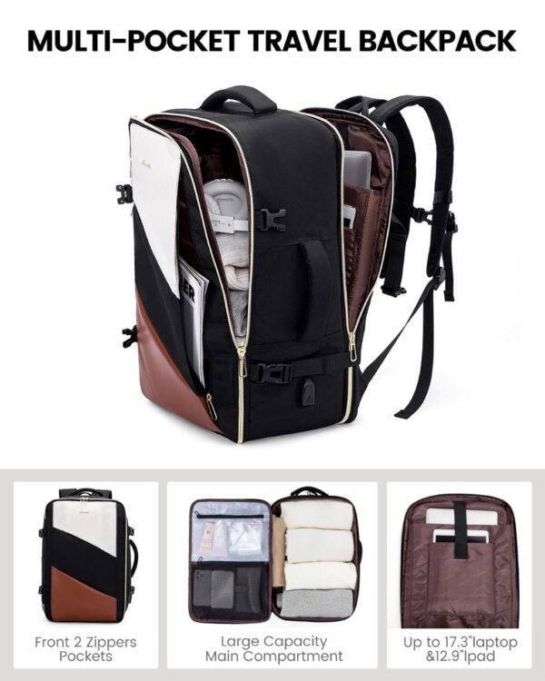 Σακίδιο καμπίνας 40L Carry on 17,3" UB2194 black/beige