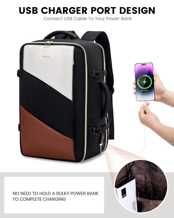 Σακίδιο καμπίνας 40L Carry on 17,3" UB2194 black/beige