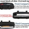 Υφασμάτινος Χαρτοφύλακας Matein 15,6' laptop 12L 1106 μαύρο