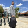 Σακίδιο πλάτης 40L Travel 17,3” Matein 1159 μαύρο