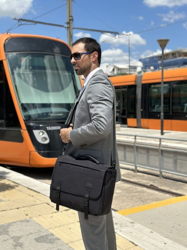 Υφασμάτινος Χαρτοφύλακας Matein 15,6' laptop 17L 1194 μαύρο