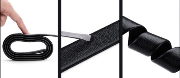 Ανδρική Ζώνη Δερμάτινη William Polo 20030 Black