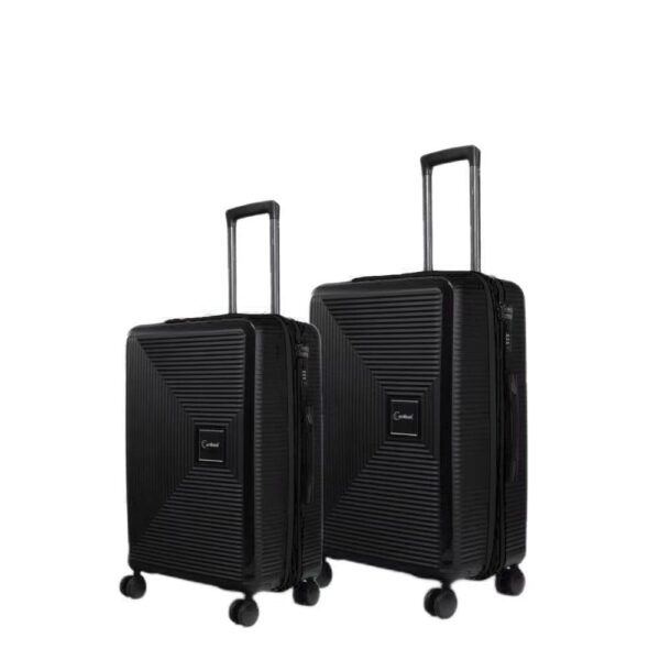 Βαλίτσες σετ Anniversary Cardinal (PP) μεσαία/μεγάλη 2015/60/70 solid black
