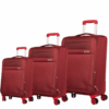 Βαλίτσες trolley (σετ 3 τεμαχίων) Cardinal 3400 μπορντό