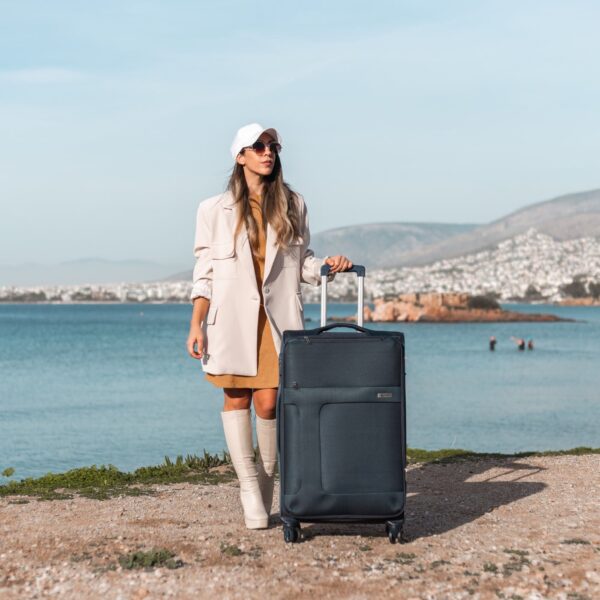 Βαλίτσα trolley Cardinal μεγάλη 3800/70cm σκούρο μπλέ