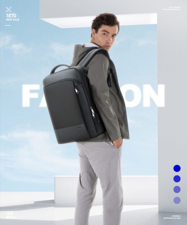 Σακίδιο πλάτης Αντικλεπτικό 24L Laptop 15,6” Bopai 61-07311 μαύρο