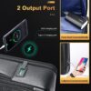Δερμάτινο Σακίδιο πλάτης Αντικλεπτικό 24L Laptop 15,6” Bopai 61-120761 μαύρο