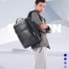 Δερμάτινο Σακίδιο πλάτης Αντικλεπτικό 24L Laptop 15,6” Bopai 61-121561 μαύρο