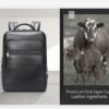 Δερμάτινο Σακίδιο πλάτης Αντικλεπτικό 24L Laptop 15,6” Bopai 61-121561 μαύρο