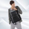 Δερμάτινο Σακίδιο πλάτης Αντικλεπτικό 30L Laptop 17,3” Bopai 61-121961 μαύρο