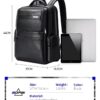 Δερμάτινο Σακίδιο πλάτης Αντικλεπτικό 30L Laptop 17,3” Bopai 61-121961 μαύρο