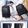 Σακίδιο πλάτης Αντικλεπτικό 24L Laptop 15,6” Bopai 61-51011 μαύρο