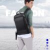 Δερμάτινο Σακίδιο πλάτης Αντικλεπτικό 21L Laptop 15,6” Bopai 61-52711 μαύρο