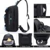 Τσαντάκι ώμου χιαστί crossbody Bange 7086 μαύρο