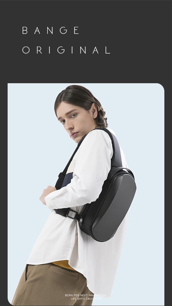 Τσαντάκι ώμου χιαστί crossbody Bange 7256 μαύρο
