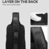 Τσαντάκι ώμου χιαστί crossbody Bange 77120 μαύρο
