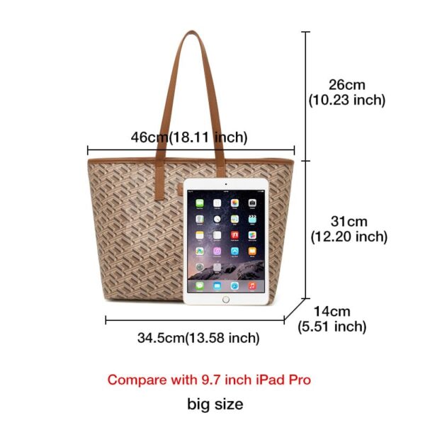 Γυναικεία Τσάντα PVC Shopper 'Ωμου Foxer 9140123F καφέ