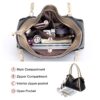 Δερμάτινη Γυναικεία Τσάντα Shopper 'Ωμου Foxer 926097F μαύρο