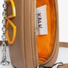 Γυναικεία Τσάντα Χιαστί Kalk KLABAG12-0037 καφέ