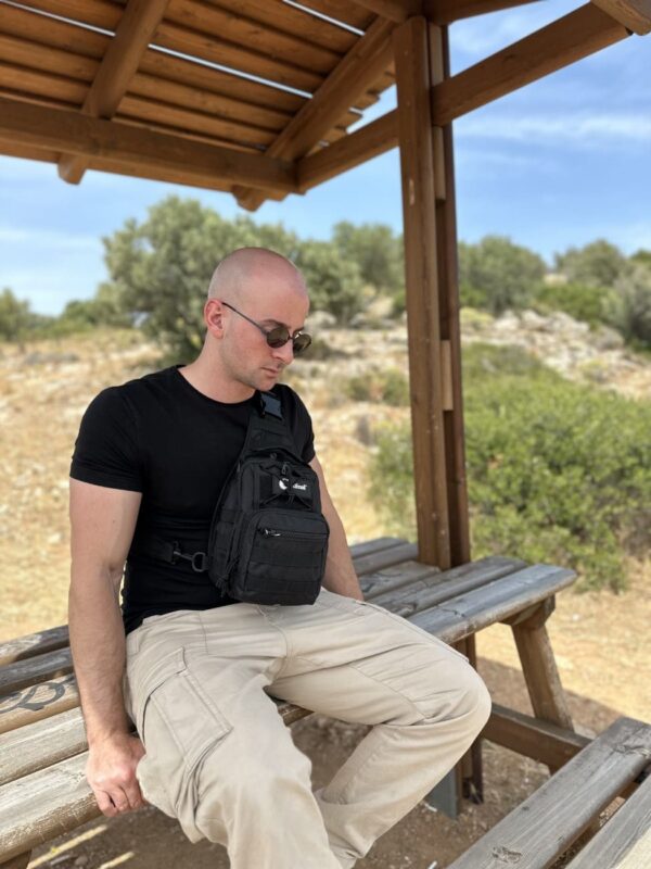 Τσαντάκι ώμου χιαστί crossbody Cardinal MT1050 μαύρο