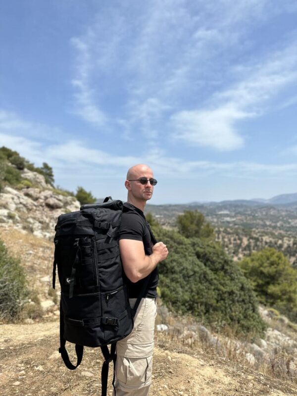 Σακίδιο πλάτης ορειβατικό Cardinal 60L MT1069 μαύρο