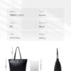 Γυναικεία Τσάντα Ώμου Shopper Pierre Loues 914-62 μαύρο