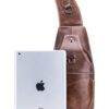 Δερμάτινο τσαντάκι body Bull Captain XB 019 καφέ