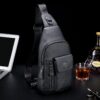 Δερμάτινο τσαντάκι body Bull Captain XB 121 μαύρο