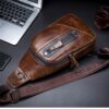 Δερμάτινο τσαντάκι body Bull Captain XB 126 καφέ
