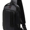ARCTIC HUNTER τσάντα Crossbody XB00100, USB, 5L, μαύρη