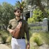 Δερμάτινο τσαντάκι body Bull Captain XB 019 καφέ