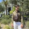 Δερμάτινο τσαντάκι body Bull Captain XB 105 σκούρο καφέ