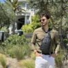 Δερμάτινο τσαντάκι body Bull Captain XB 126 μαύρο