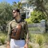 Δερμάτινο τσαντάκι body Bull Captain XB 126 καφέ