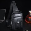 Δερμάτινο τσαντάκι body Bull Captain XB555 μαύρο