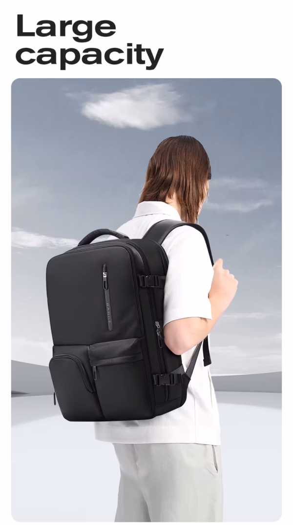 Backpack καμπίνας 29L 15,6” Bange 1800 μαύρο