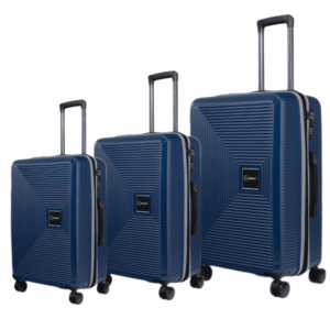 Βαλίτσες σετ Newcom (ABS+PC) μεσαία μεγάλη N1605 dark grey