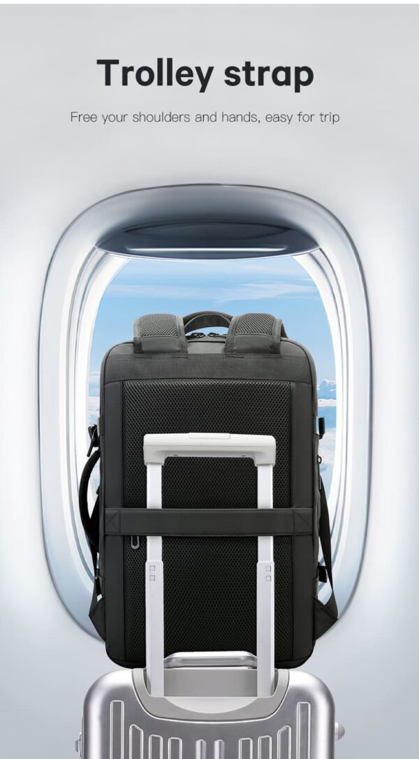 Σακίδιο Ταξιδιού Cabin Size 40L Laptop 17,3” Bange 3055 μαύρο