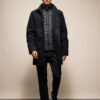 S&apos; Ανδρικό demi παλτό με γιακά 54-201-106 BLACK
