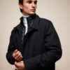 S&apos; Ανδρικό demi παλτό με γιακά 54-201-106 BLACK